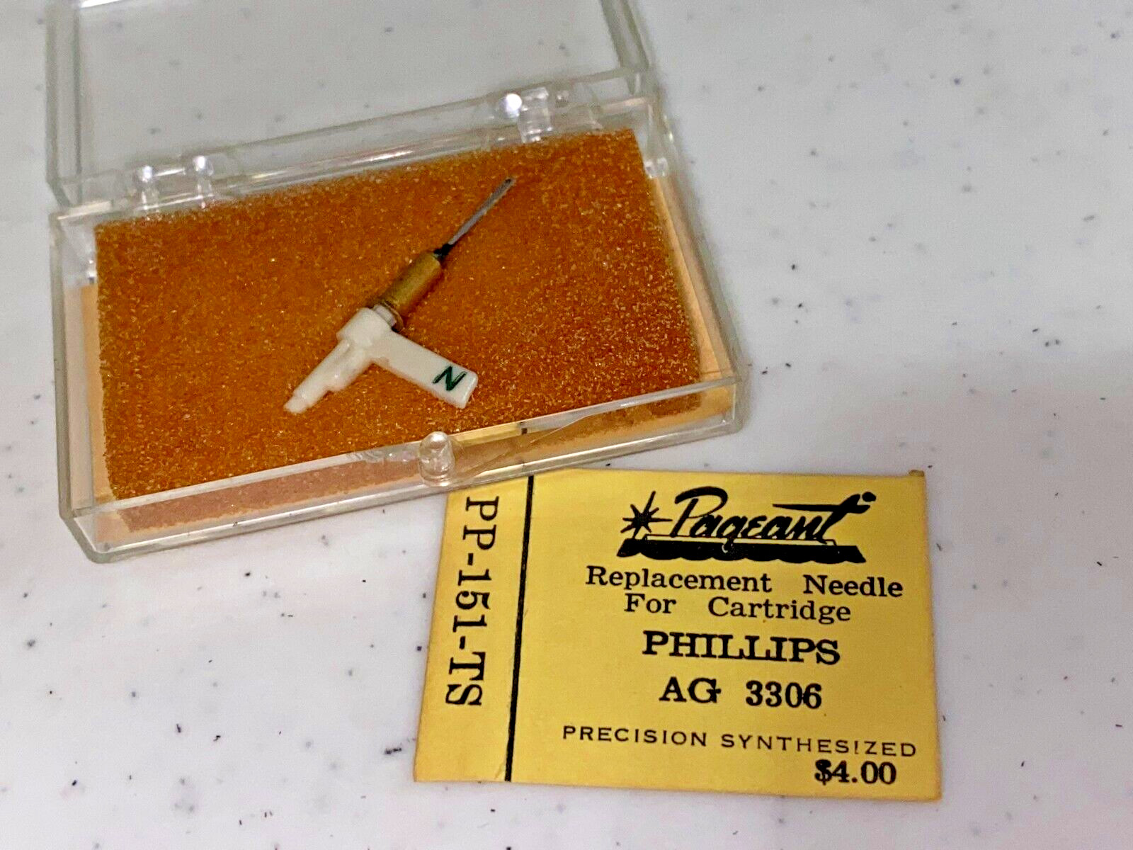 Vintage Pageant PP-151-TS Phillips AG 3306 Replacement Needle turntable