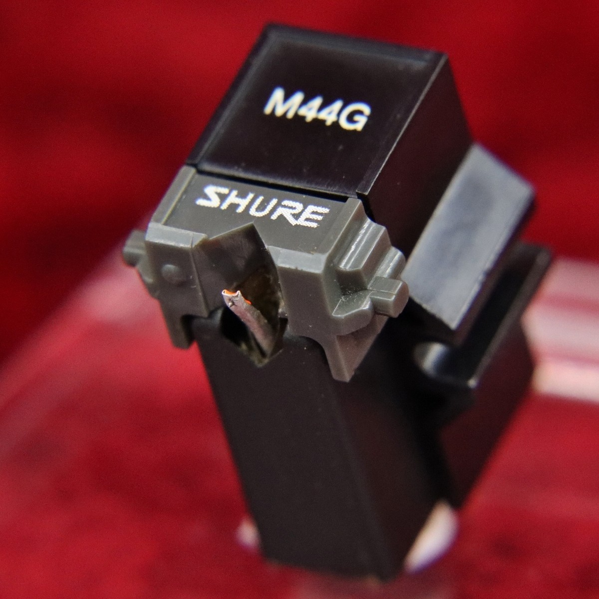 Shure M44G MM Cartridge DJ Turntable Body Tested Working Stylus Bent Damage
