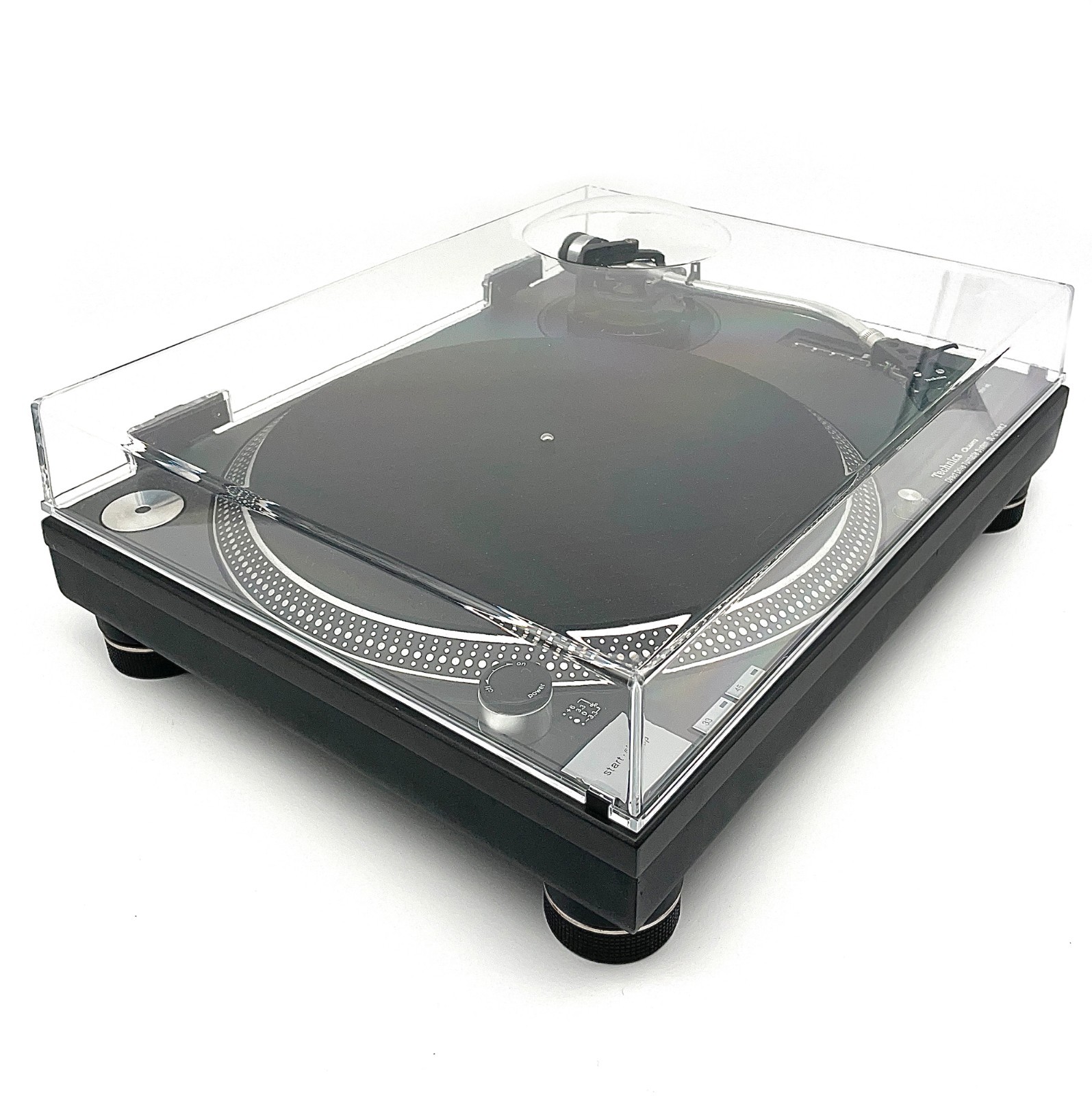 B-Grade Clear Dust Cover for Technics SL-1200 & SL-1210 – 90° Hinges MK GR LTD