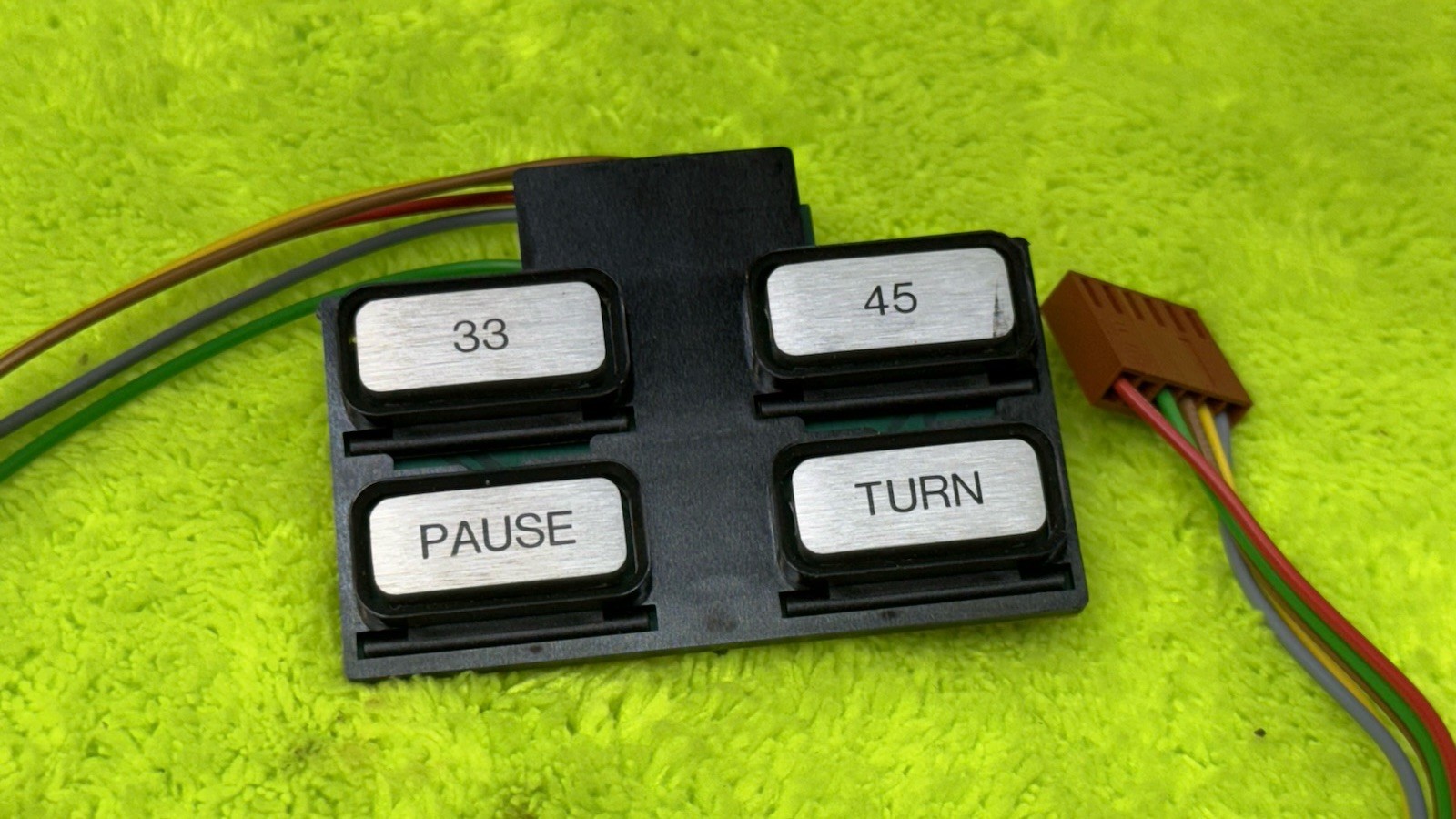 B & O Bang Olufsen Beogram RX Type 5773 PUSH BUTTON ASSEMBLY FULLY FUNCTIONAL 🔥