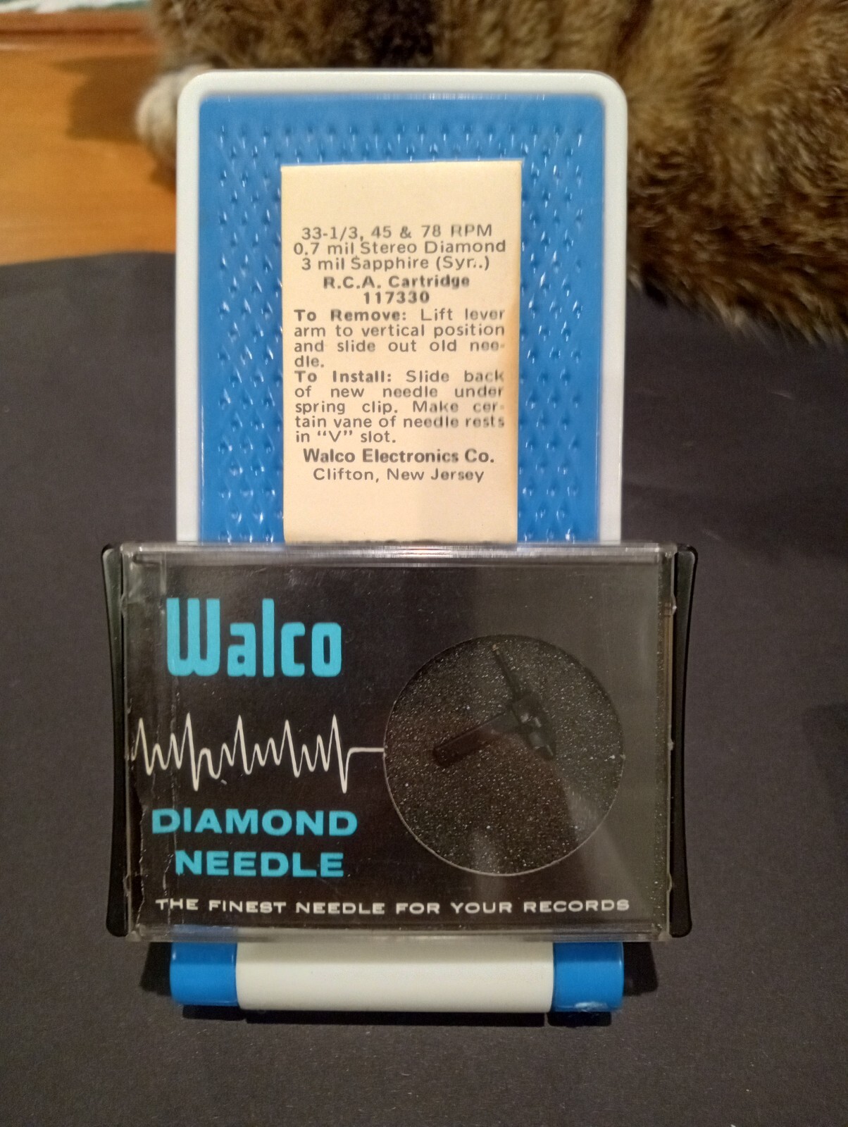 WALCO W-328STDS NOS Vintage Diamond and Sapphire Needle Stylus