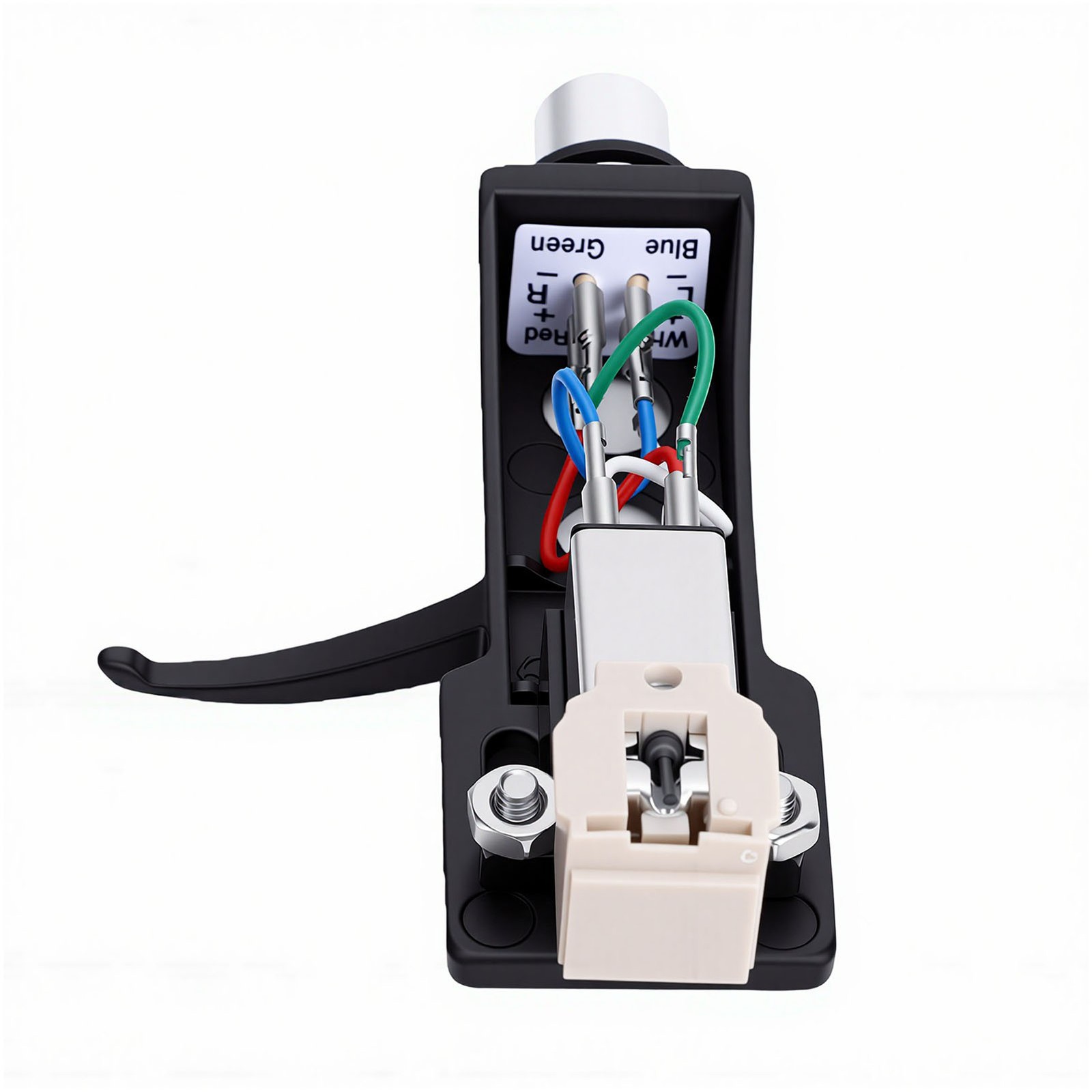 Black Headshell Replacement For SL D1 Magnetic Cartridge Needle For Home En OJWZ