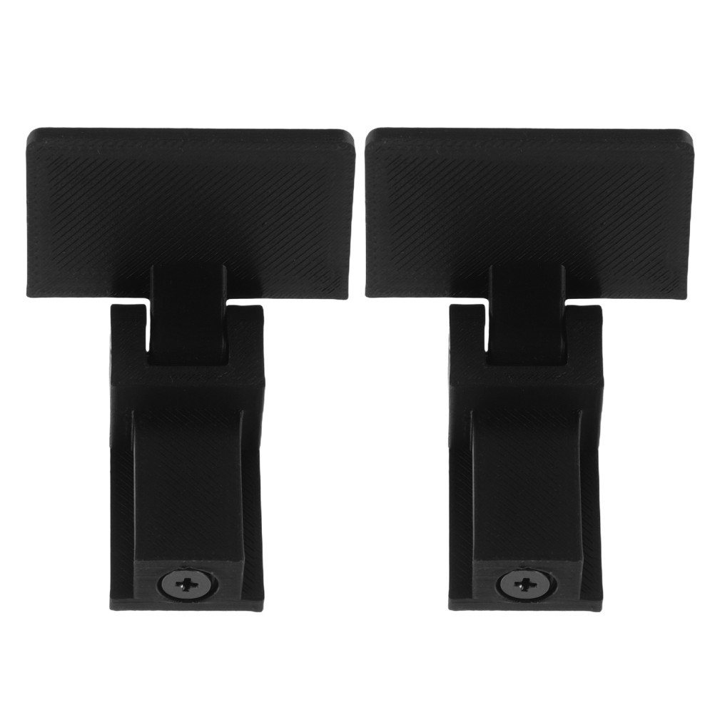 2Pcs Reusable Dust Cover Hinge Set for Turntable Maintenance Black