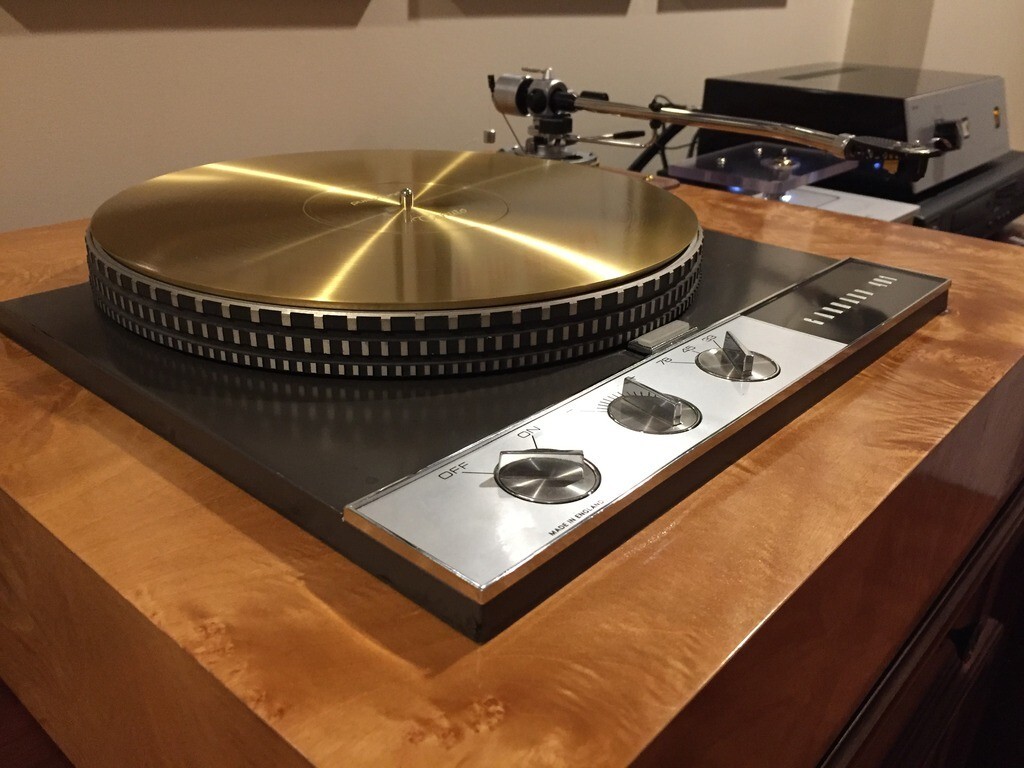 Tenuto Gun Metal Turntable Mat -For Technics SP10, Garrard 301/401, Lenco, Micro