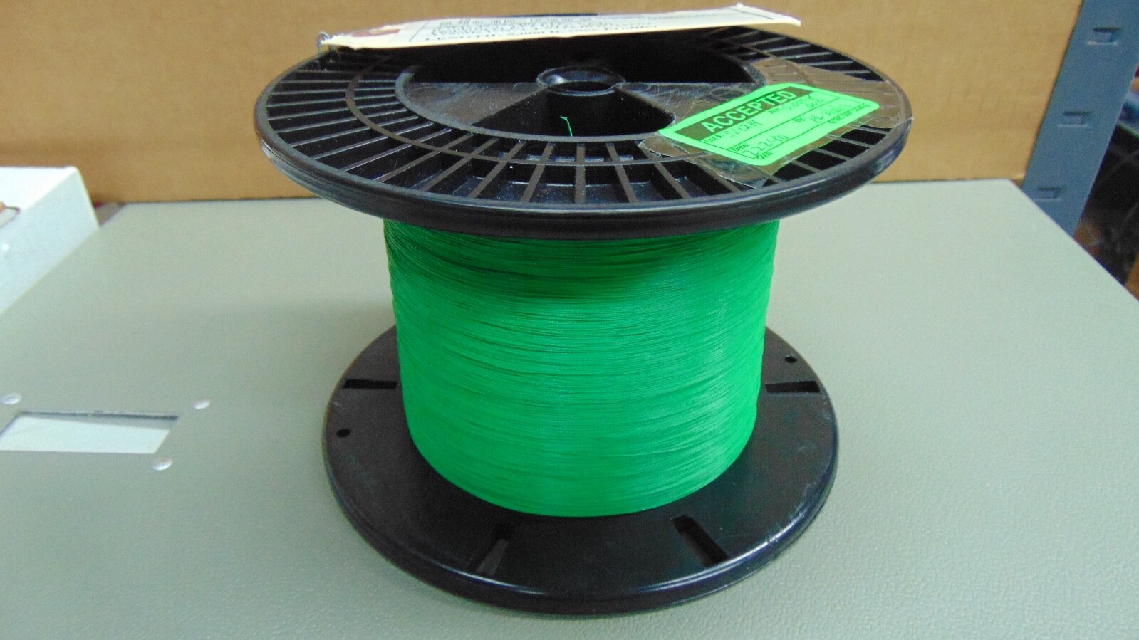 20 ft 32 AWG Silver Plated Copper PTFE Wire Green SPC Tonearm USA .0120 inch OD