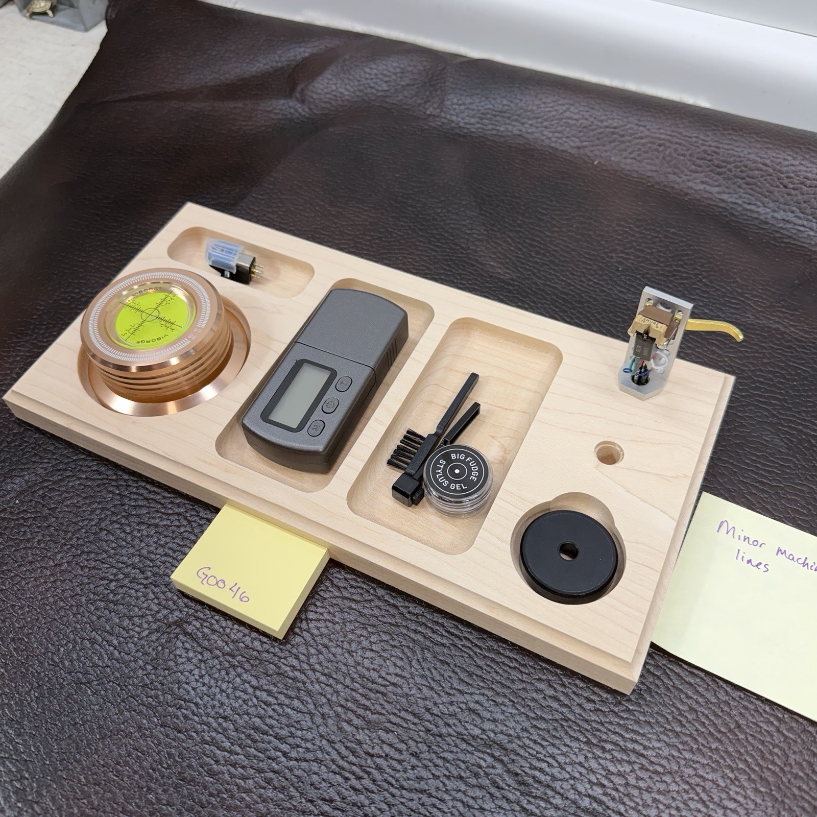 Turntable Accessory Tray W Headshell Stand Unique & Cool Organizer Idea! – Read