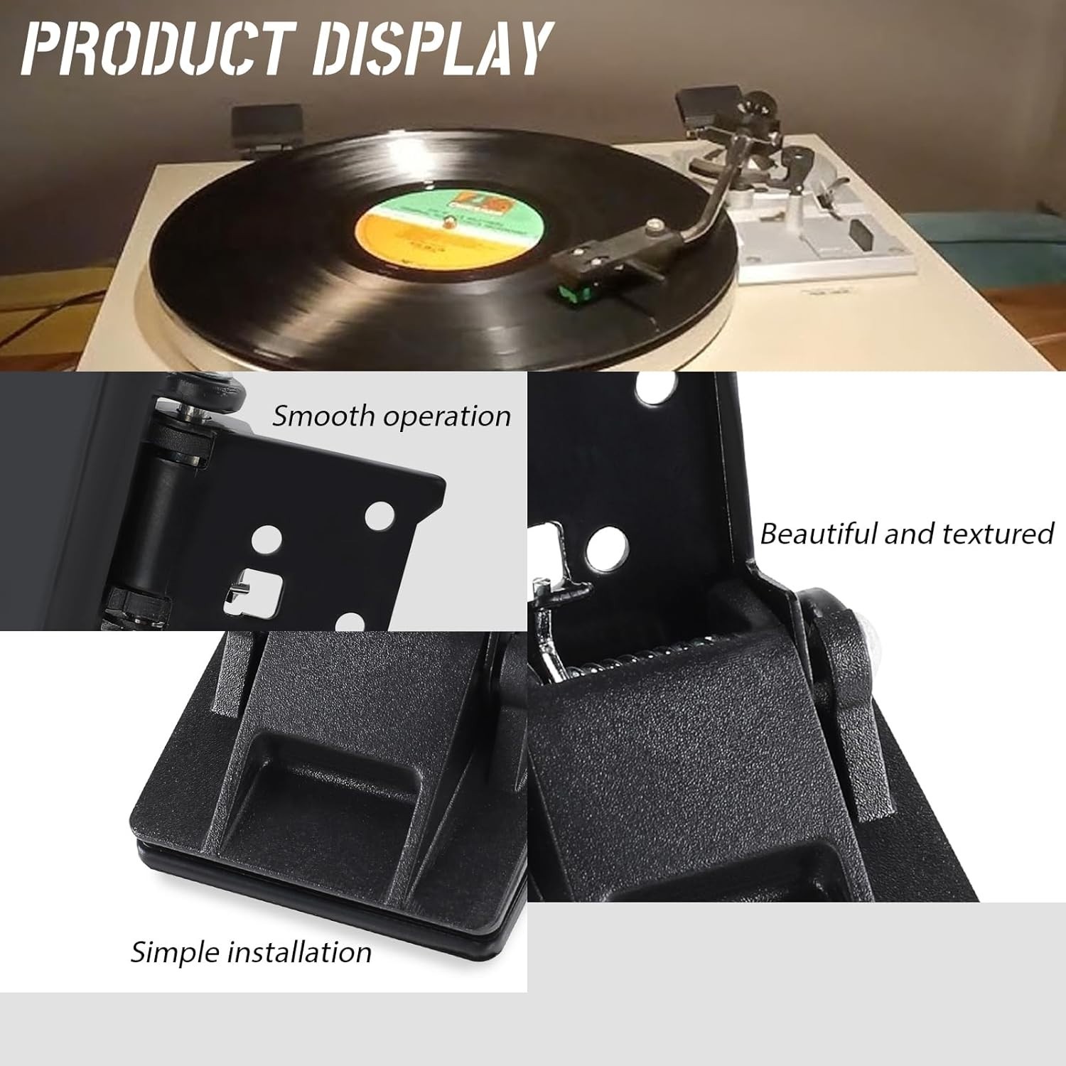 1pc Durable Dust Cover Hinge for Turntables – Easy Installation & Portable