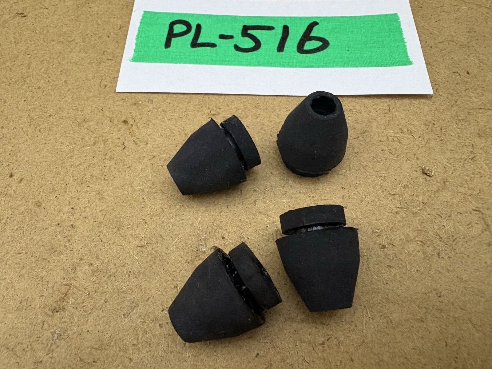 Pioneer PL-516 Part (May Also Fit 512/514/518/510A/540) -RUBBER MOTOR BUSHINGS