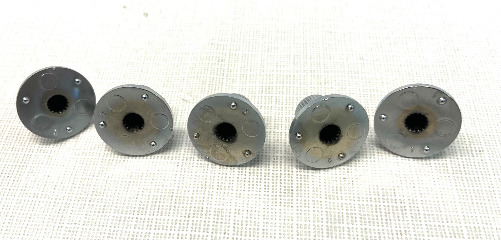 Parting out Garrard GT-25 Turntable Parts —Original 5 control knobs Only—-