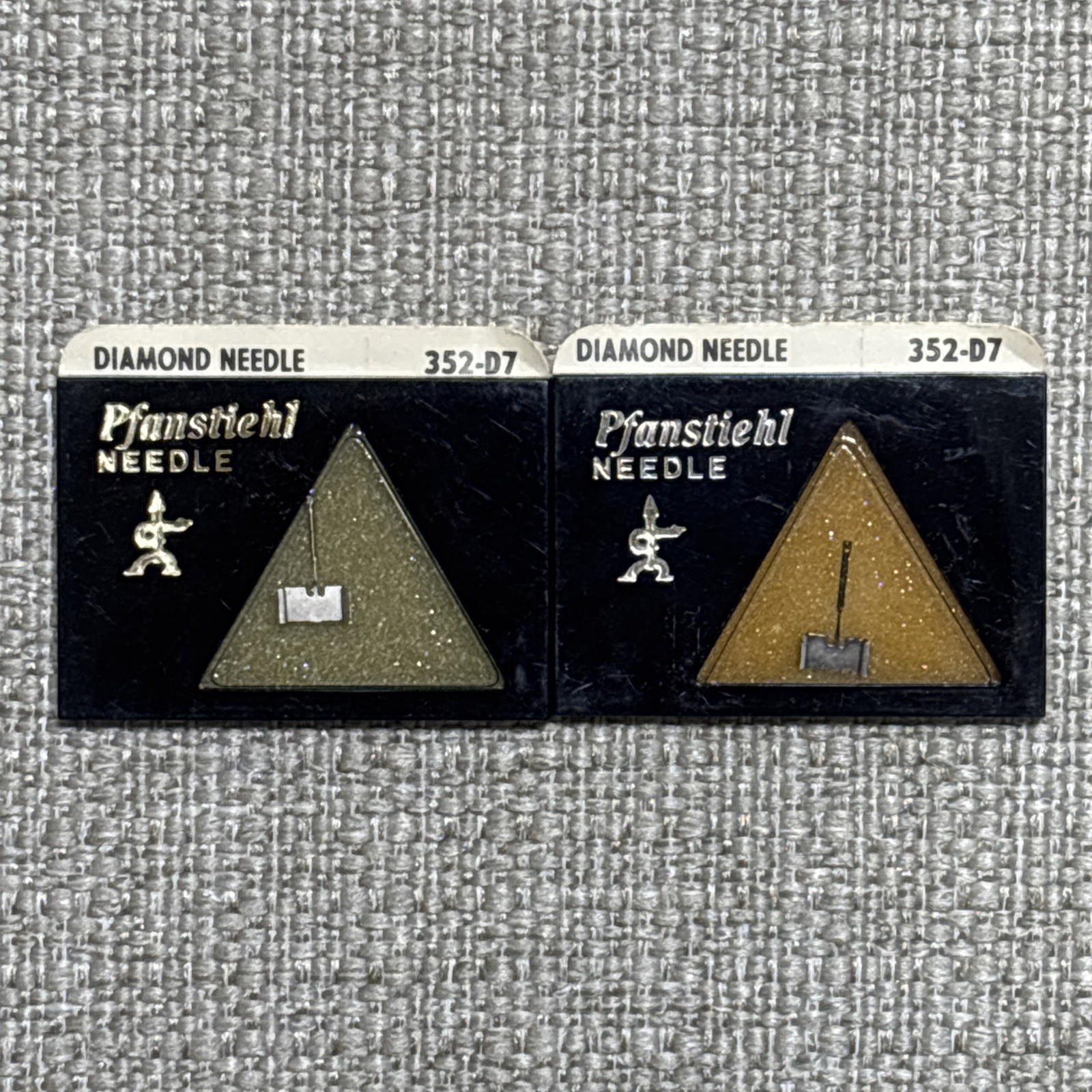 Pfanstiehl 352-D7 Diamond Stylus Replaces ELECTRO-VOICE D1-1, S1-1 NOS Lot Of 2
