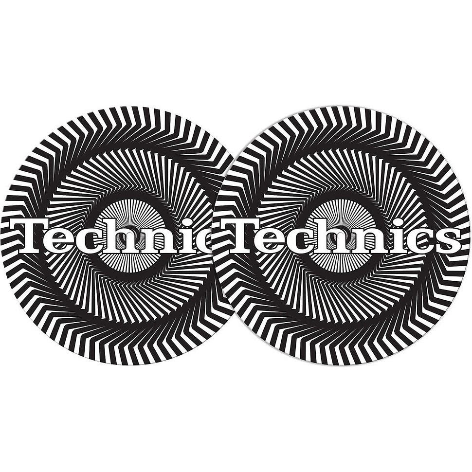 Technics – Gear Slipmat Black / White