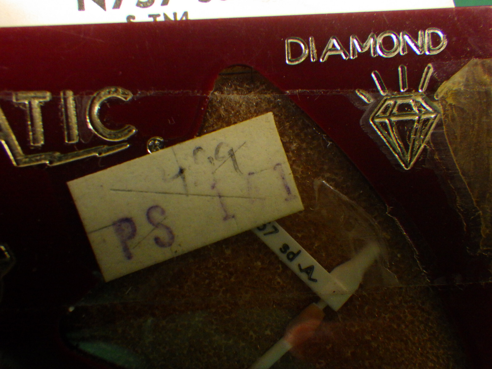 ASTATIC Phonograph Needle N757-sd, 0.7 Mil diamond-0.7 Mil sapphire, New