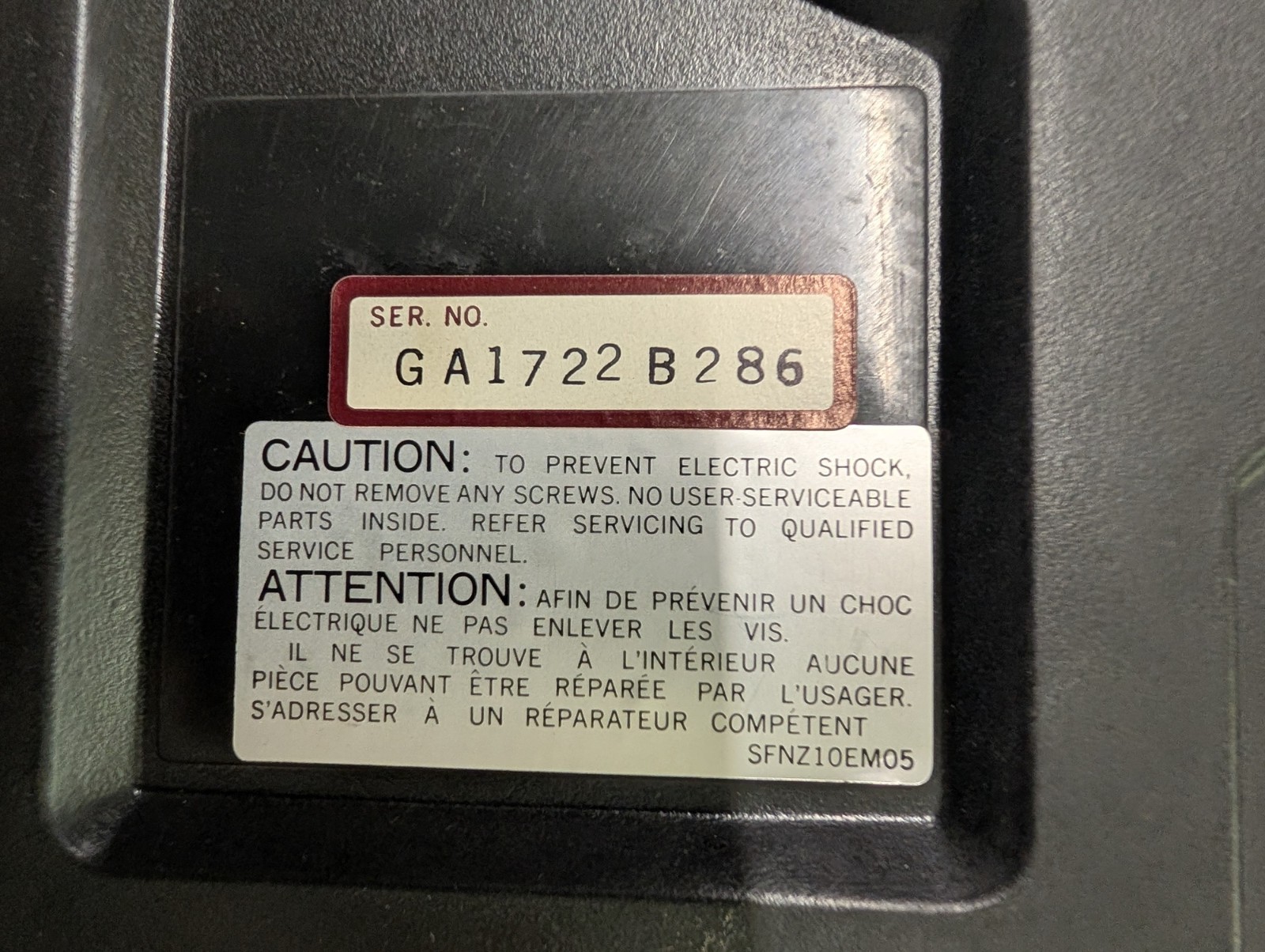 Technics SL-Q202 Direct Drive Turntable (no stylus) AS-IS For Parts Only