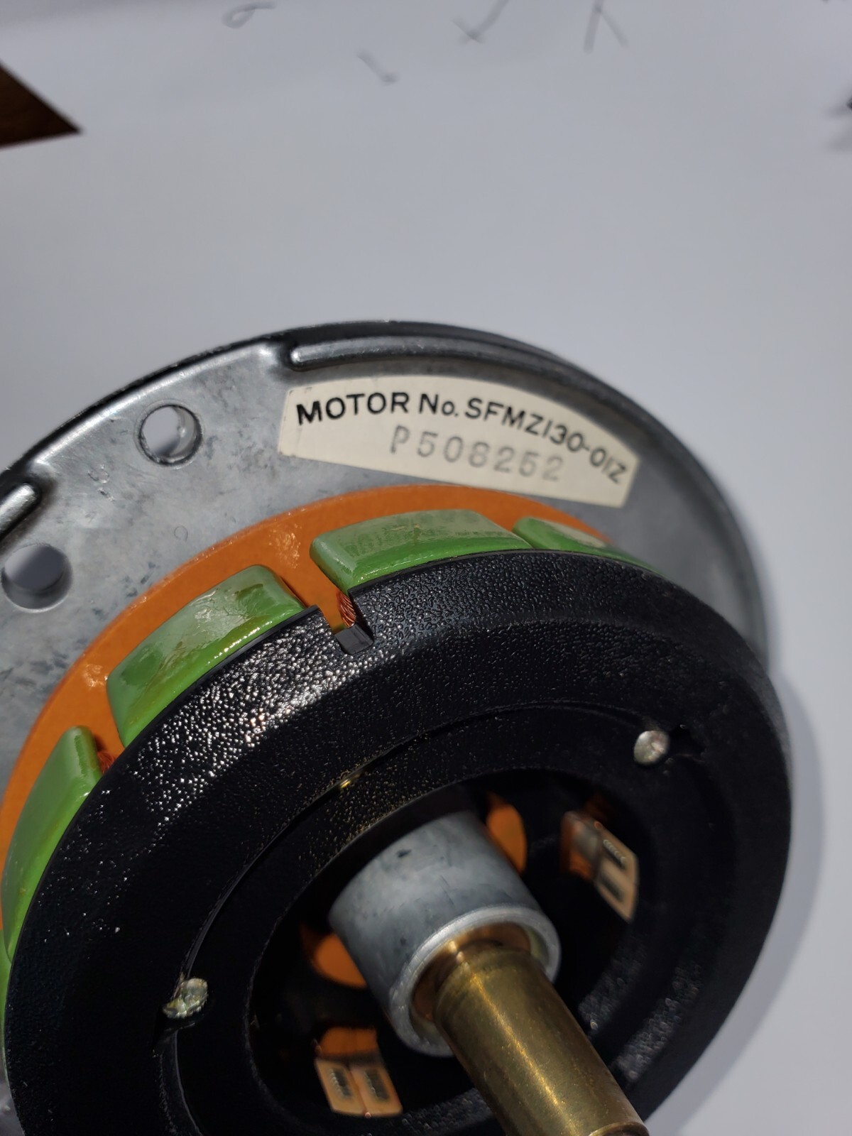 Authentic Technics SL-1300 Mounting gear & Direct Drive Motor Tested Working!