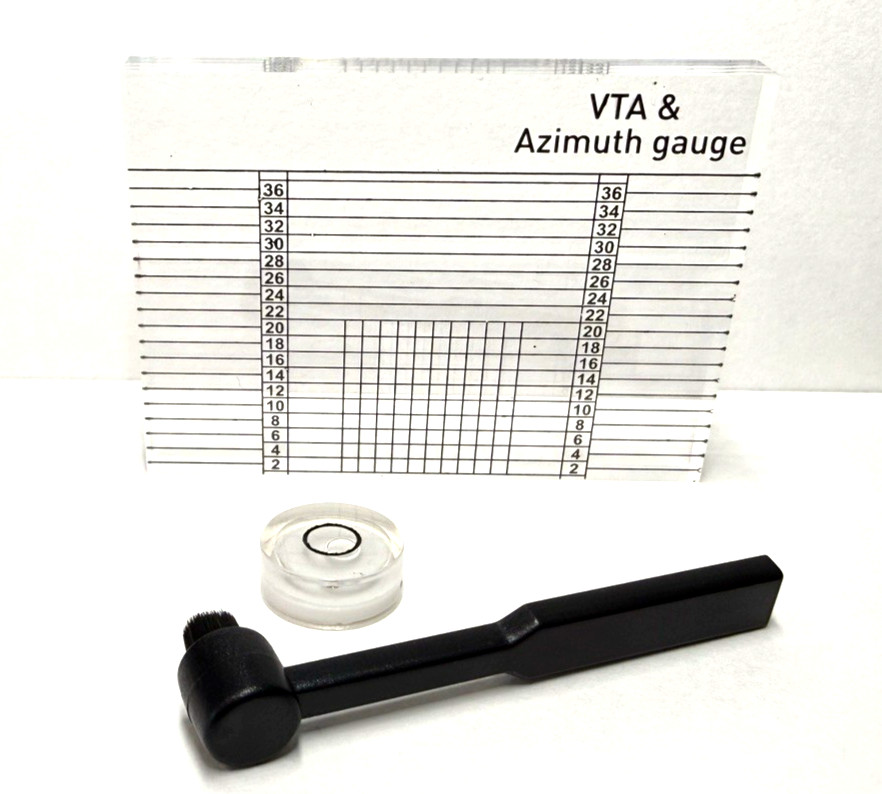 VTA AZIMUTH ALIGNMENT GAUGE FOR PHONO CARTRIDGE HEADSHELLS PLUS TWO FREEBIES!!!