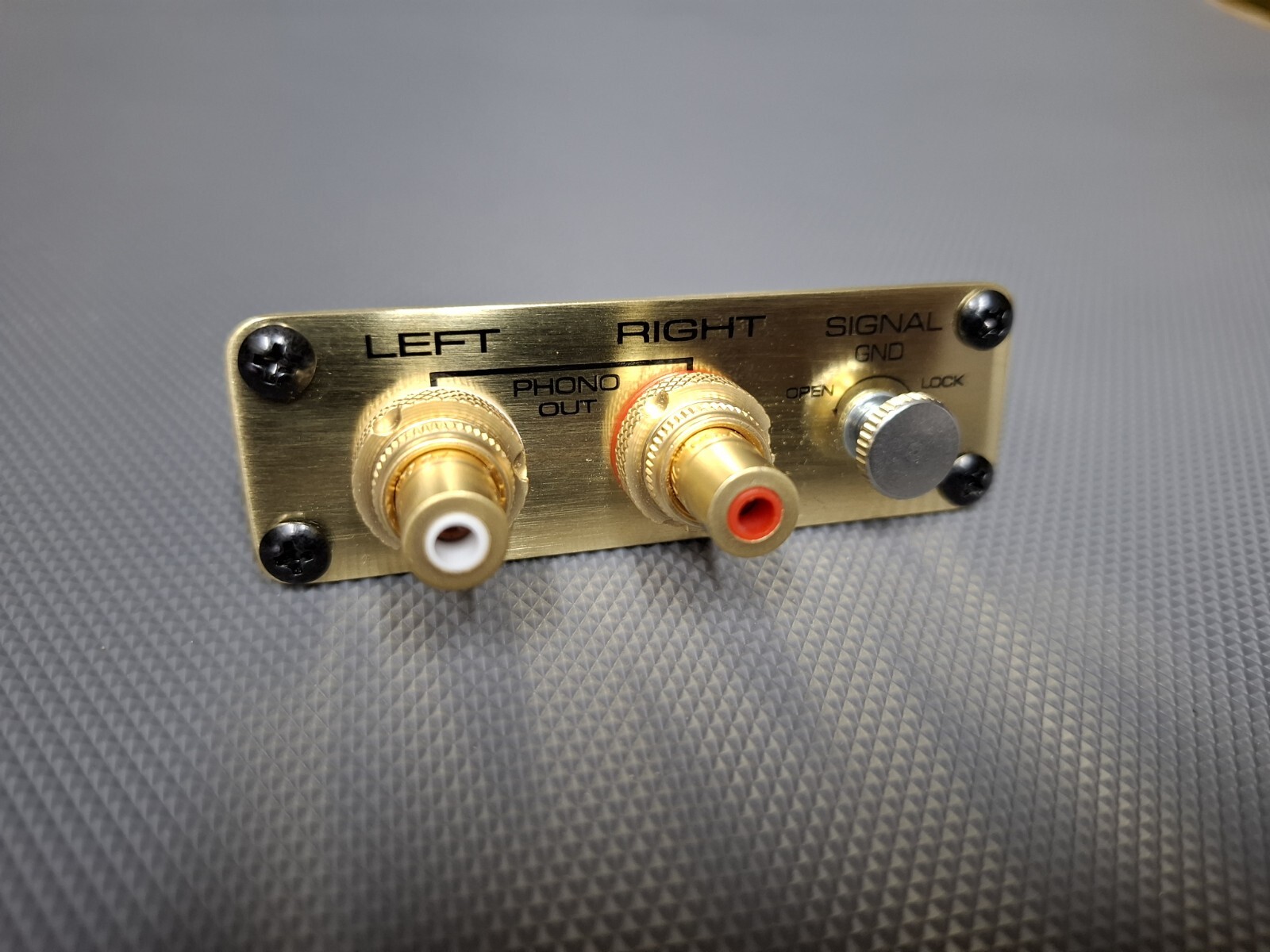 Signal panel RCA for turntable HIGH QUALITY