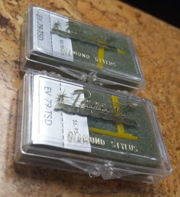 2 Turntable Needles Record Stylus Electro-Voice 117 131 148 154 EV 2616 358-DS77
