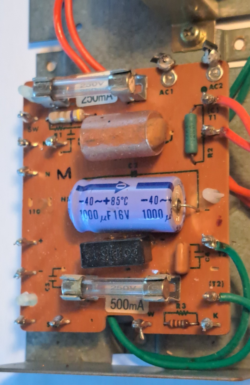 Technics SL-23 Turntable Power Transformer + Circuit Board Assembly Vintage OEM