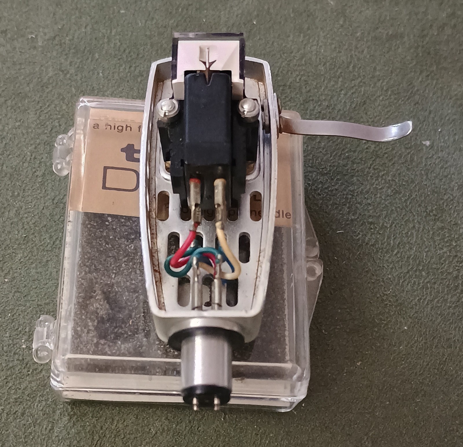 Sanyo MG-2 Head on Aluminum Headshell, with New Tip