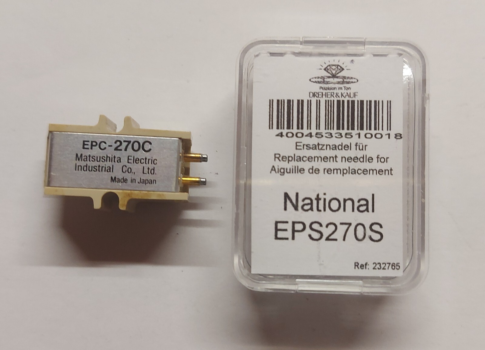 NEW STYLUS Turner & Buy EPS270S + CARTRIDGE TECHNICS EPC 270C SL-D3 SL-303