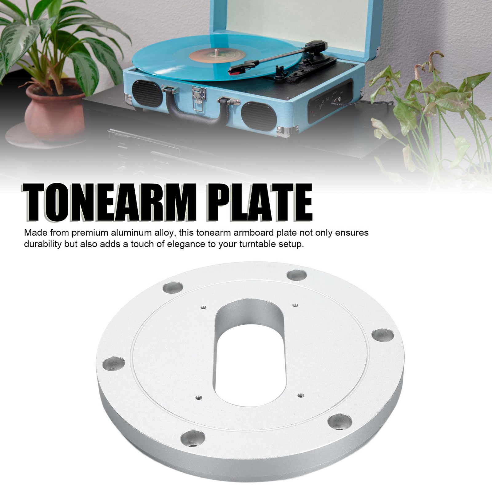 Tonearm Plate Aluminum Alloy Tonearm Armboard Plate For 3009 3010R RDIG