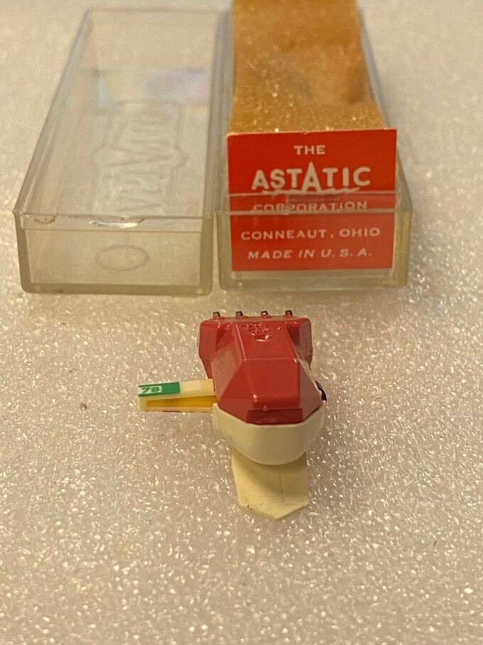 ASTATIC E1004 Cartridge With Needle STEREO ELAC KST-106 -BRAND NEW-