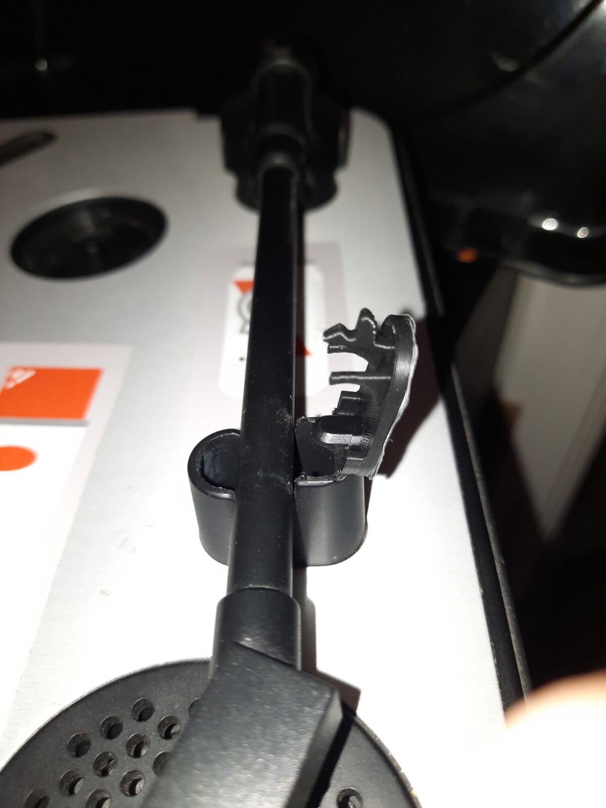 Numark PT-01 3D Printed Battery Cover and 2 Pack of Tonearm Clip