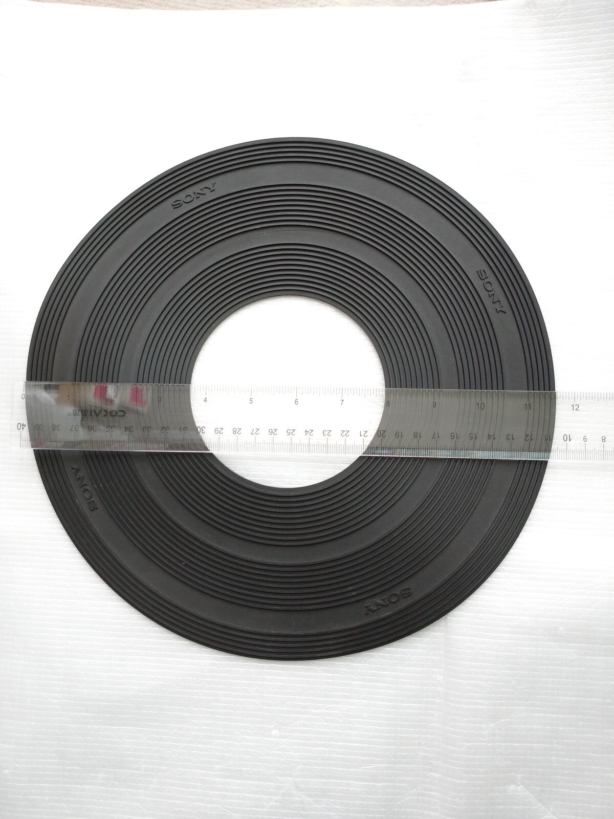 SONY Rubber Turntable Mat Sheet Weight 171g for SONY PS-2300A USED Made in Japan