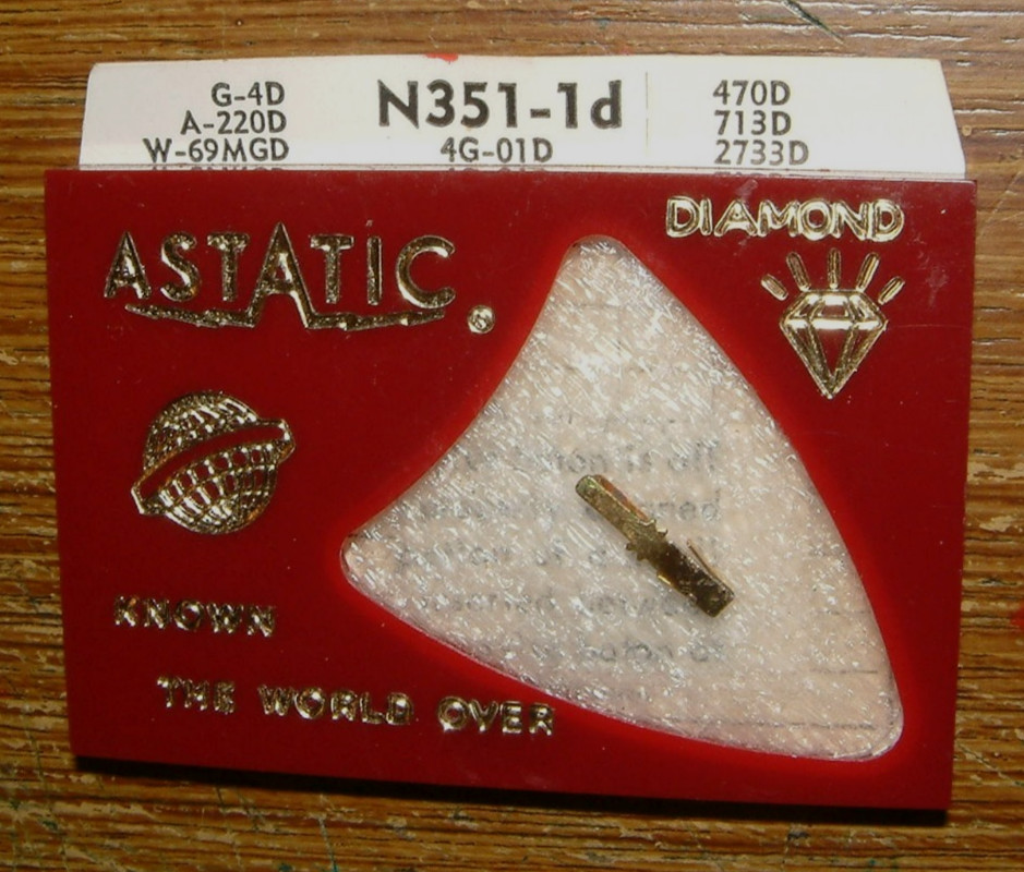Diamond NEEDLE 351-1d for GE VR-II 4G-01D 4G-040 GE 93-D A1235D 503-D1 EV2733D