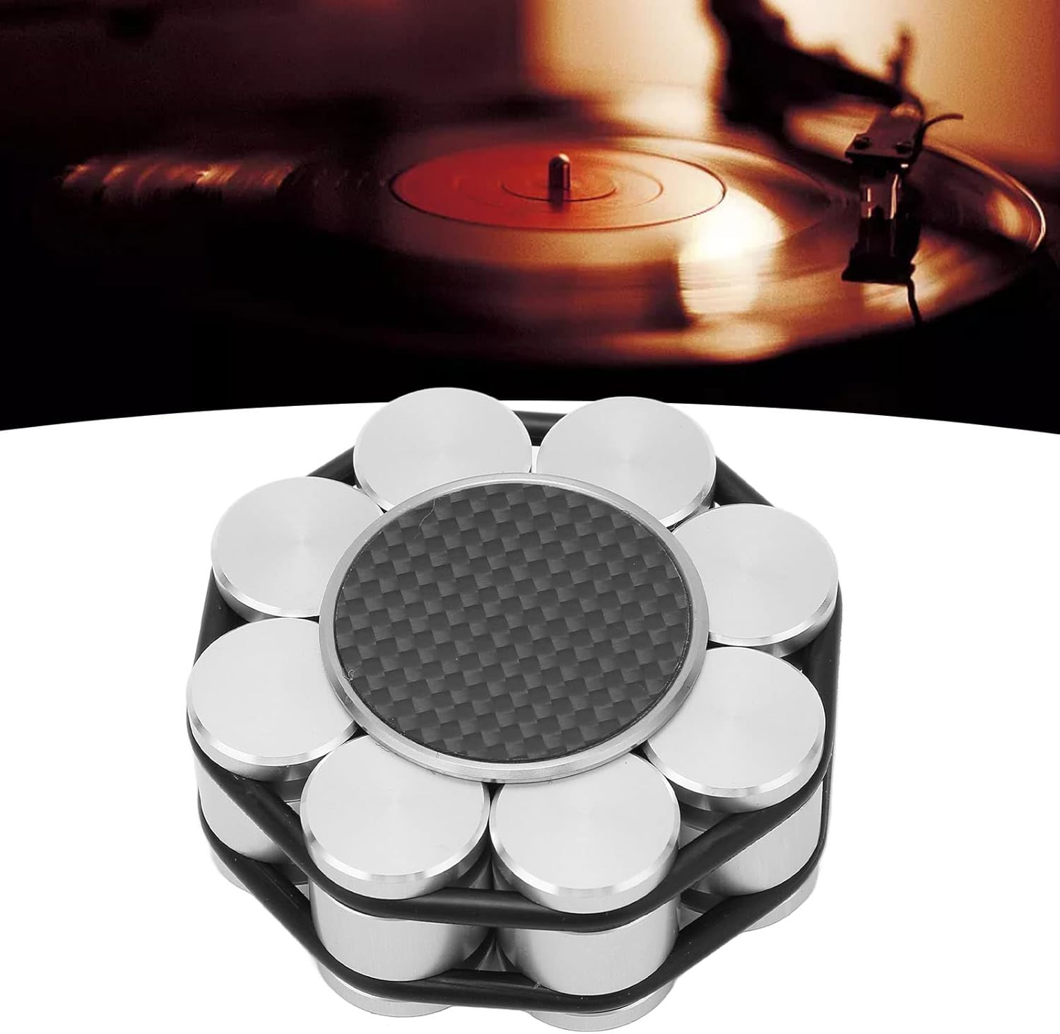 LP Vinyl Player Disc Record Weight Stabilizer Stainless Steel Material Universal