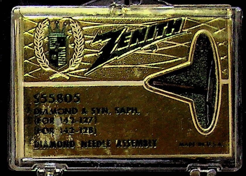 Zenith Diamond Phonograph Needle S55805 Assembly NOS for Turntable