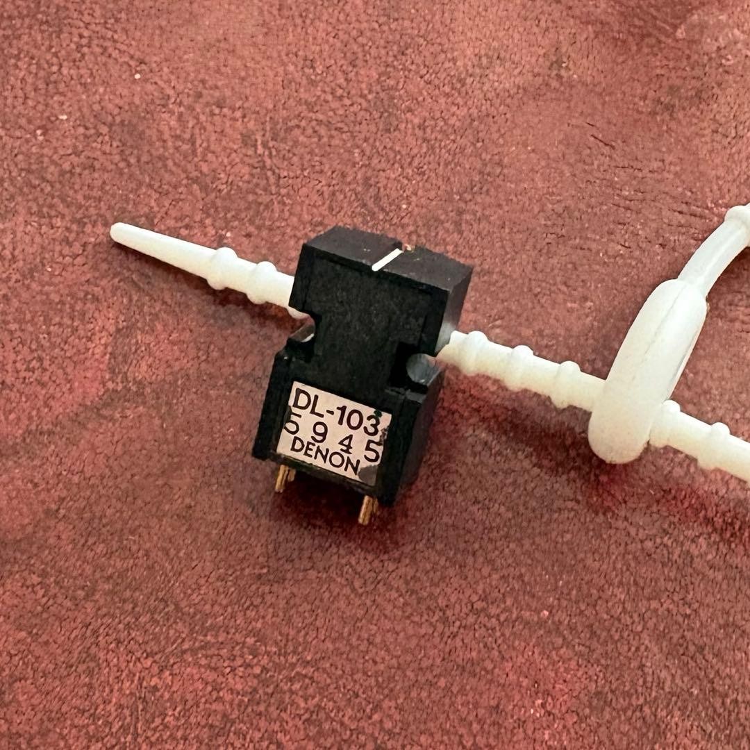 Denon DL-103 MC Phono Cartridge No Japan Stamp Early Type Modified Stylus Rare