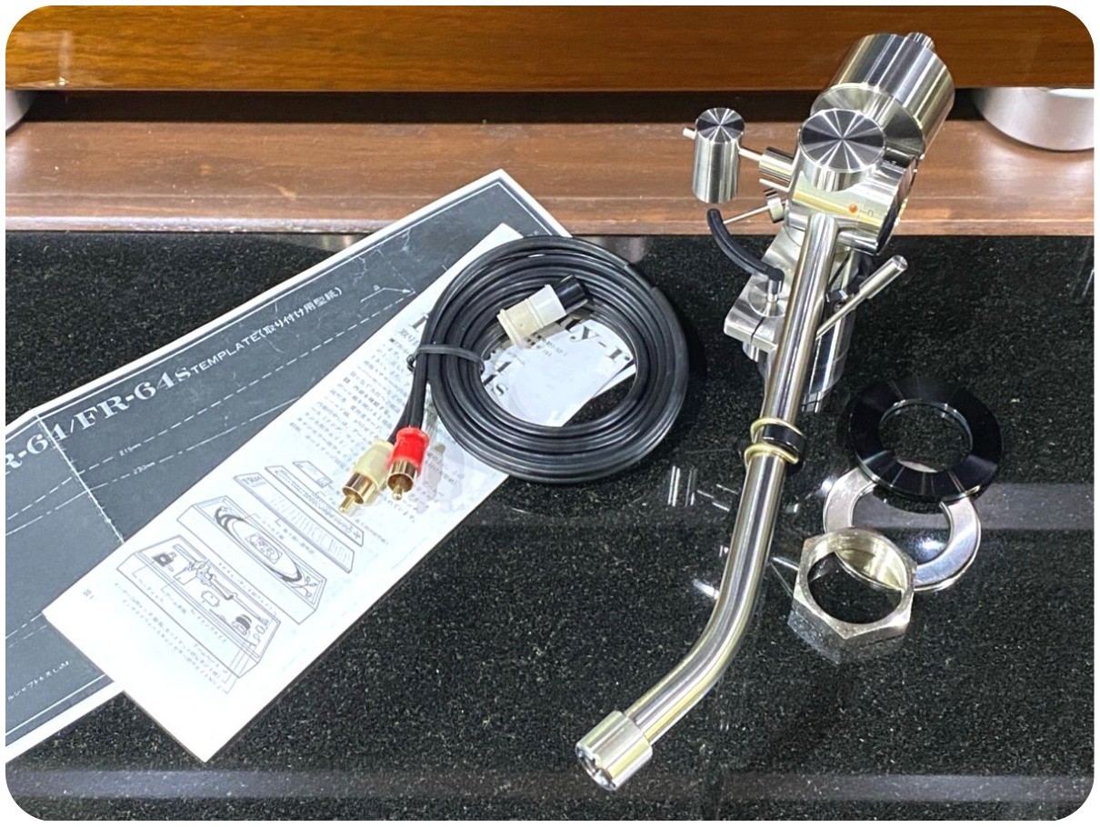 DDP Fidelity Research FR-64S Stainless Tonearm Phono Cable Template Ex5+ JP