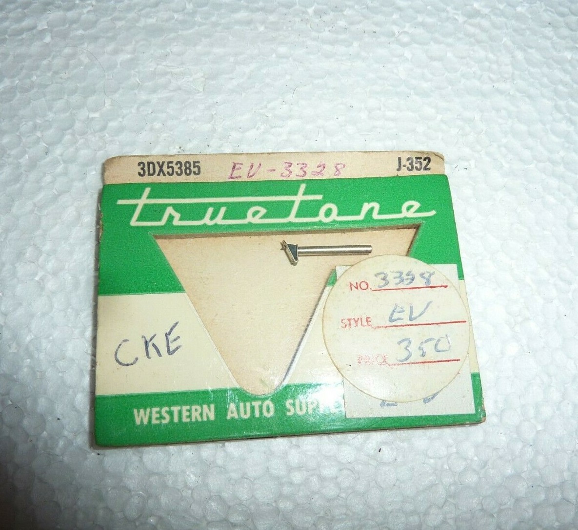 NOS Vintage Truetone 3DX5385 J-352 Needle Stylus Record Player