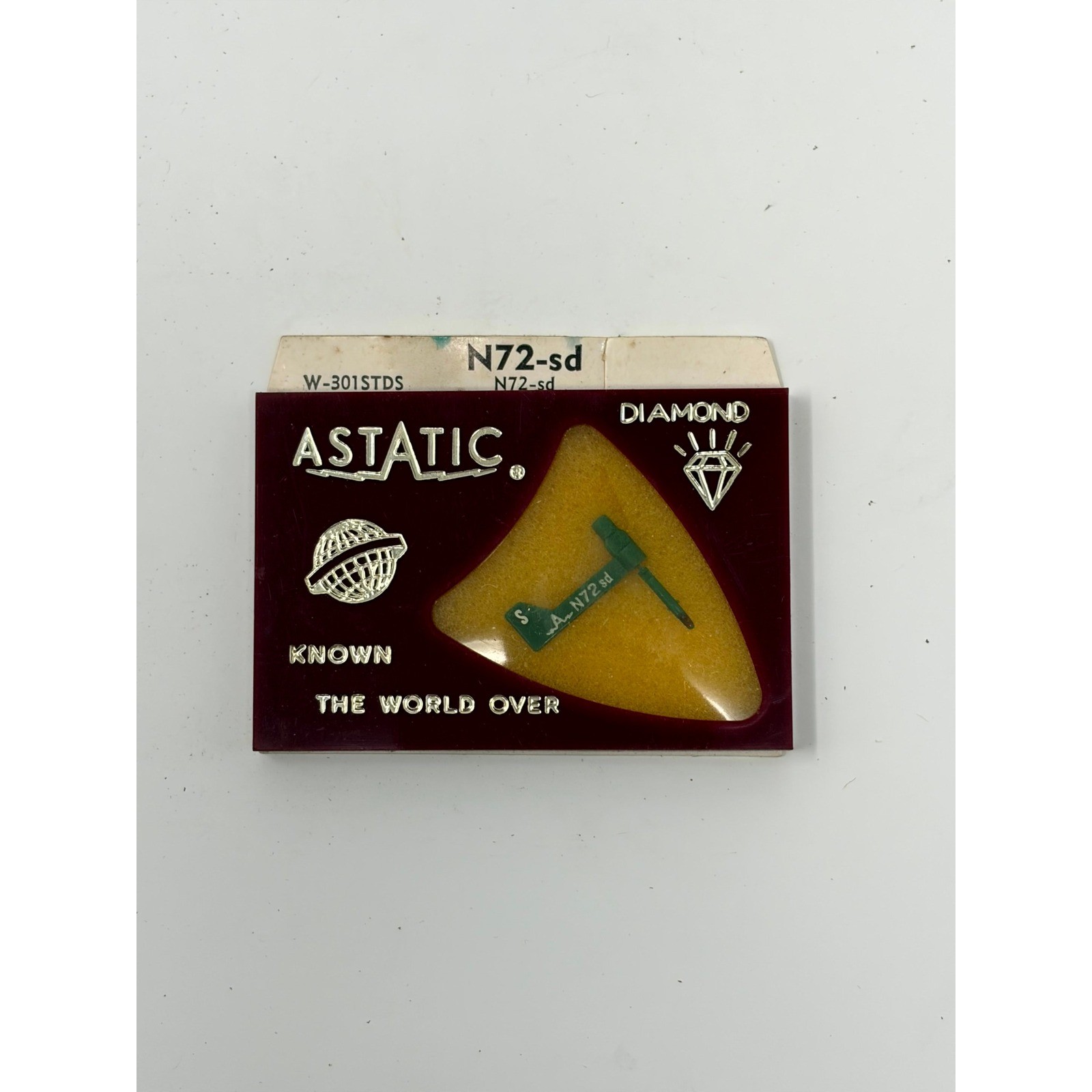 Astatic N72-sd Diamond Stylus Phonograph Needle W-301STDS Vintage Record Player