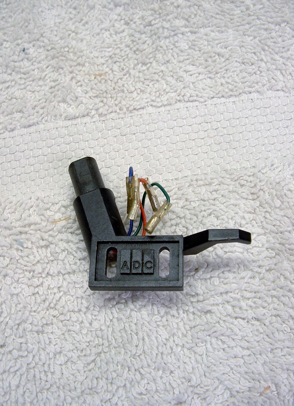 Genuine ADC Turntable Headshell ALSO Fits other Straight Tonearms