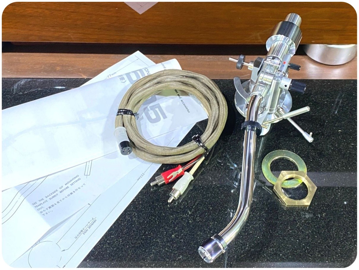 MICRO SEIKI MA-505 Tonearm w/ Main Weight Lateral Weight Tested JP ZH0GS03 2.0