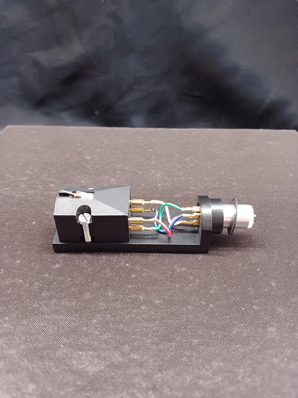DENON DL-103 Moving Coil MC Phono Cartridge with Headshell Stylus Cover Tested