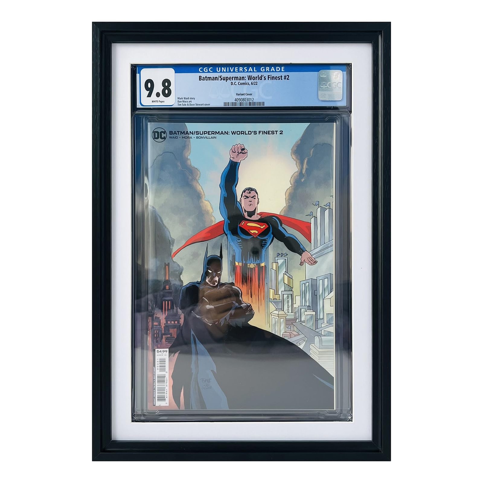 trlry Single Graded Comic Book Frame for Standard 15.2 x 10.2 inches, black