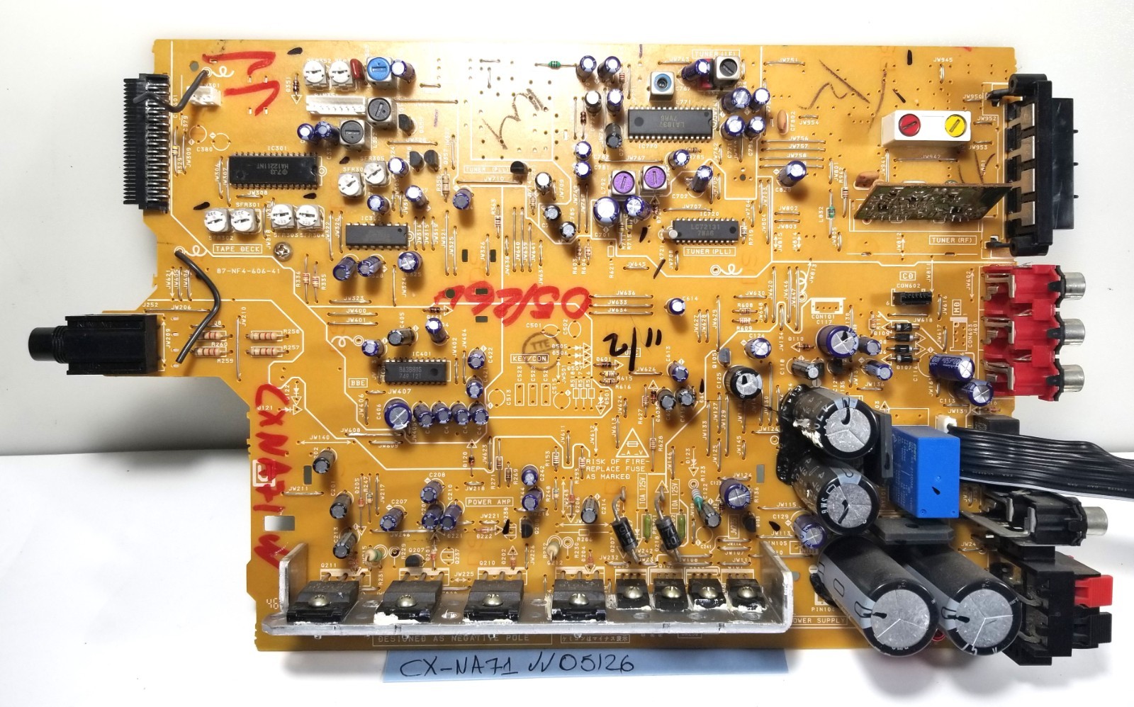 AIWA CX-NA71 Stereo System Amplifier/Control Board 87-NF4-606-41