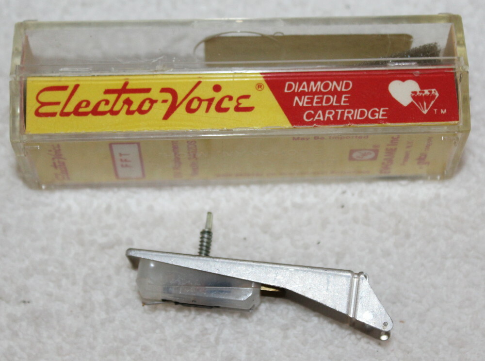 Electro-Voice 2495D Ceramic Phono Cartridge & Diamond Needle ~ NOS w/ Box