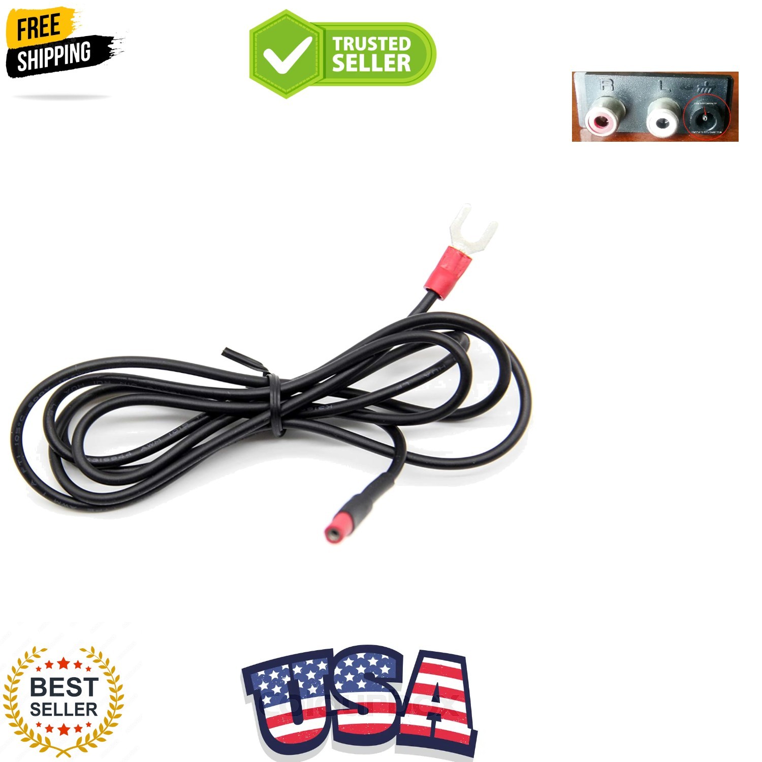 Turntable Ground Wire For Technics Part SJPB7M SL-DD22, SL-DD33, SL-J11, SL-J…