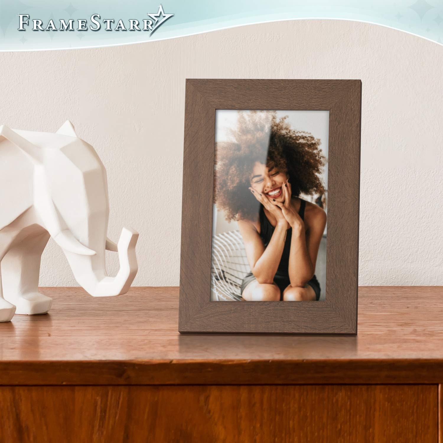 FrameStarr – 4×6 Glass – Crystal Clear, 2 Pack – (2 Pack), Clear