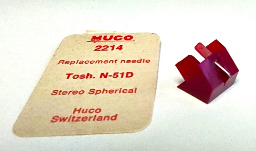 Replacement Stylus Needle for Toshiba N-51D, N 50, ST-29D, HUCO TOP QUALITY NOS