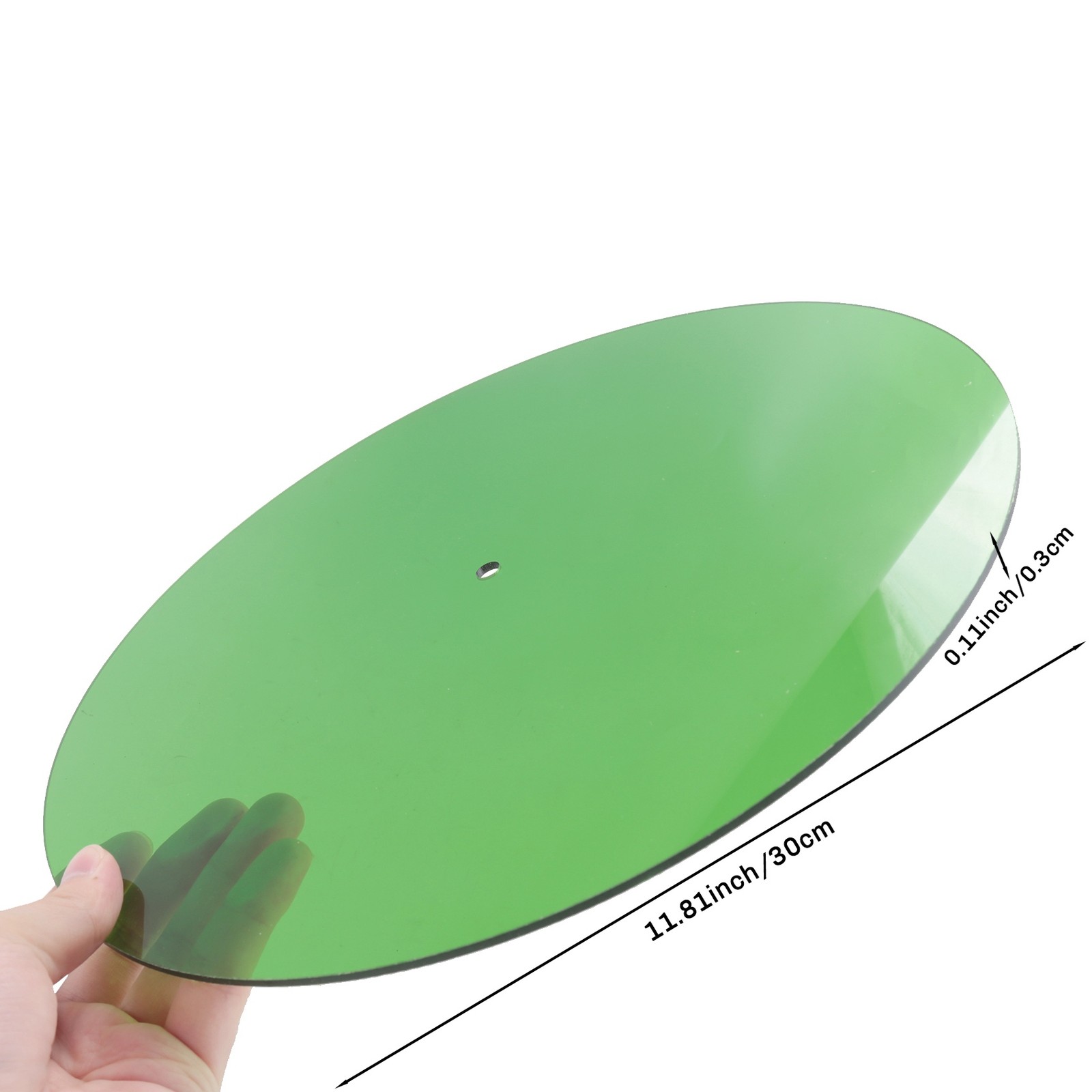 Turntable Mat Record Platter Slipmat: Acrylic Record Player Platter Vinyl6316