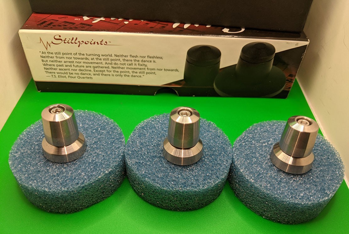 In Original Box! STILLPOINTS Damper ULTRA MINI 8/32 Set Of 3 Vibration Isolation