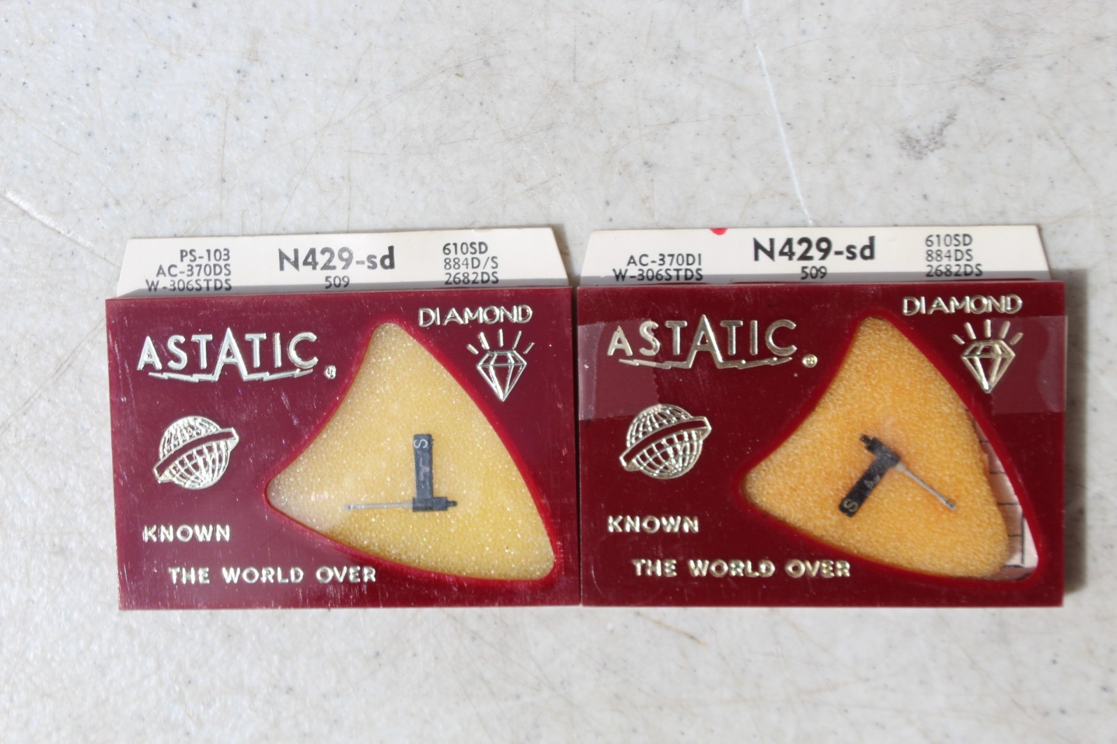 2 LOT Diamond NEEDLE Euphonics U17 U18 U19 509- 612 2682DS 464-DS73 N429sd PS79