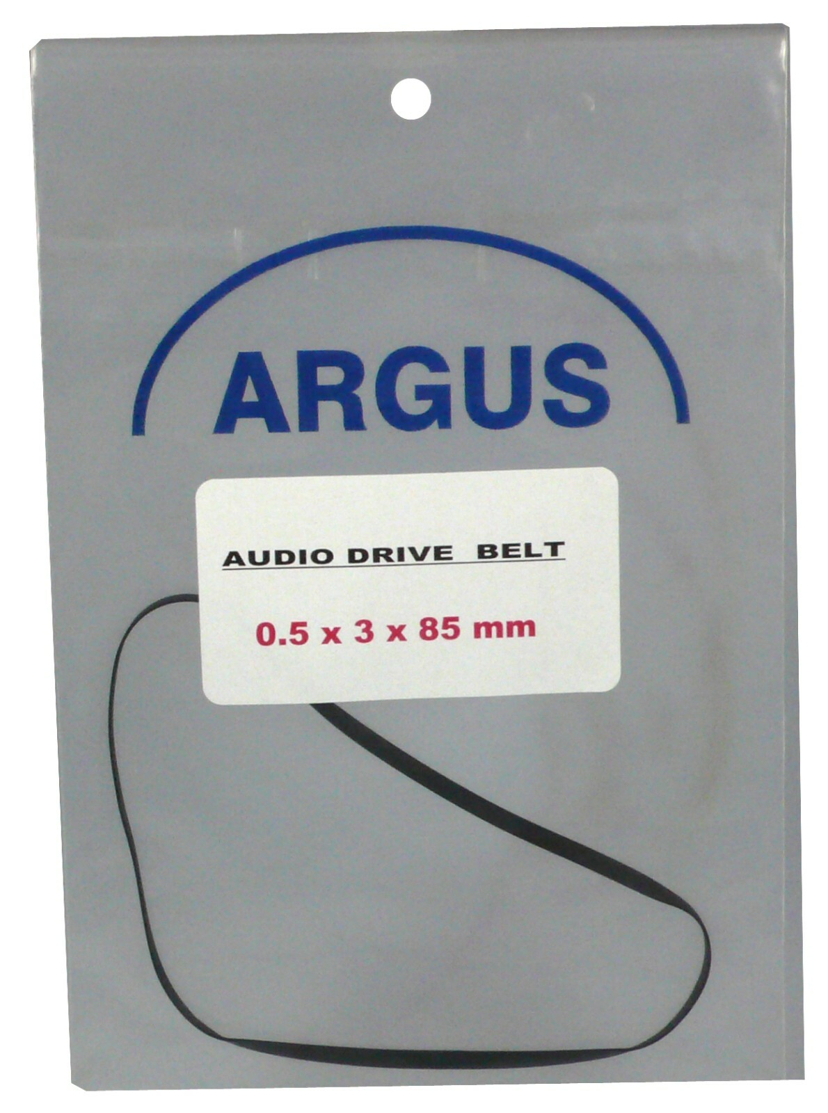 AUDIO / CD BELT : Diameter A = 85 mm x Thickness B = 0.5 mm x Width C = 3 mm