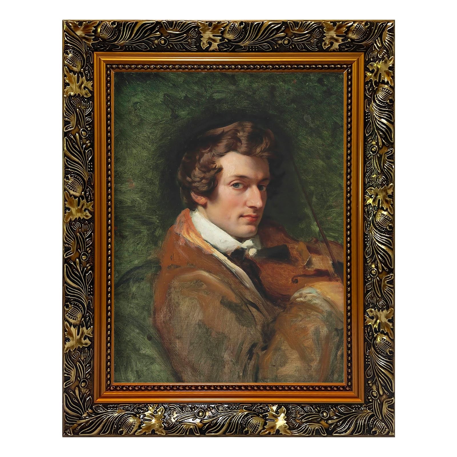 Akfado Open Back Canvas Frame for 12×16 Oil Paintings Art 12×16″, Gold
