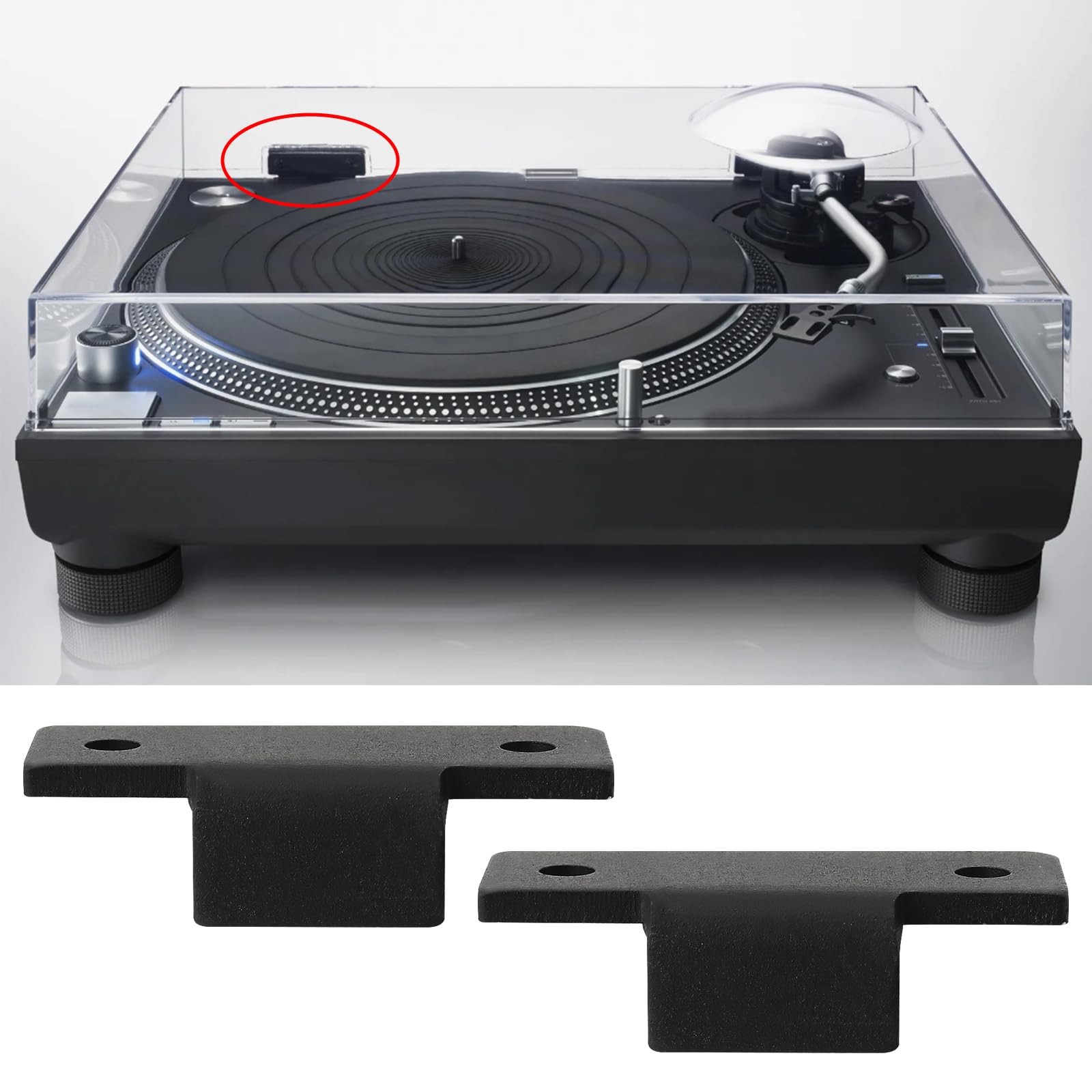 Micro Traders Dust Cover Hinge Repair Kit Compatible with Technics…